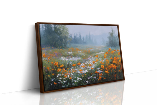 Poppies Dance In Mountain Mist