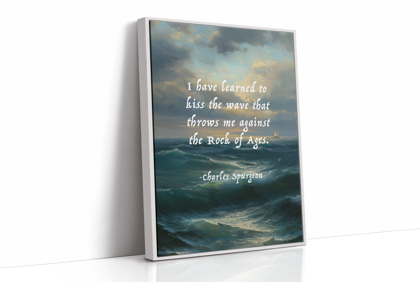 Kiss the Wave Rock of Ages Quote Art