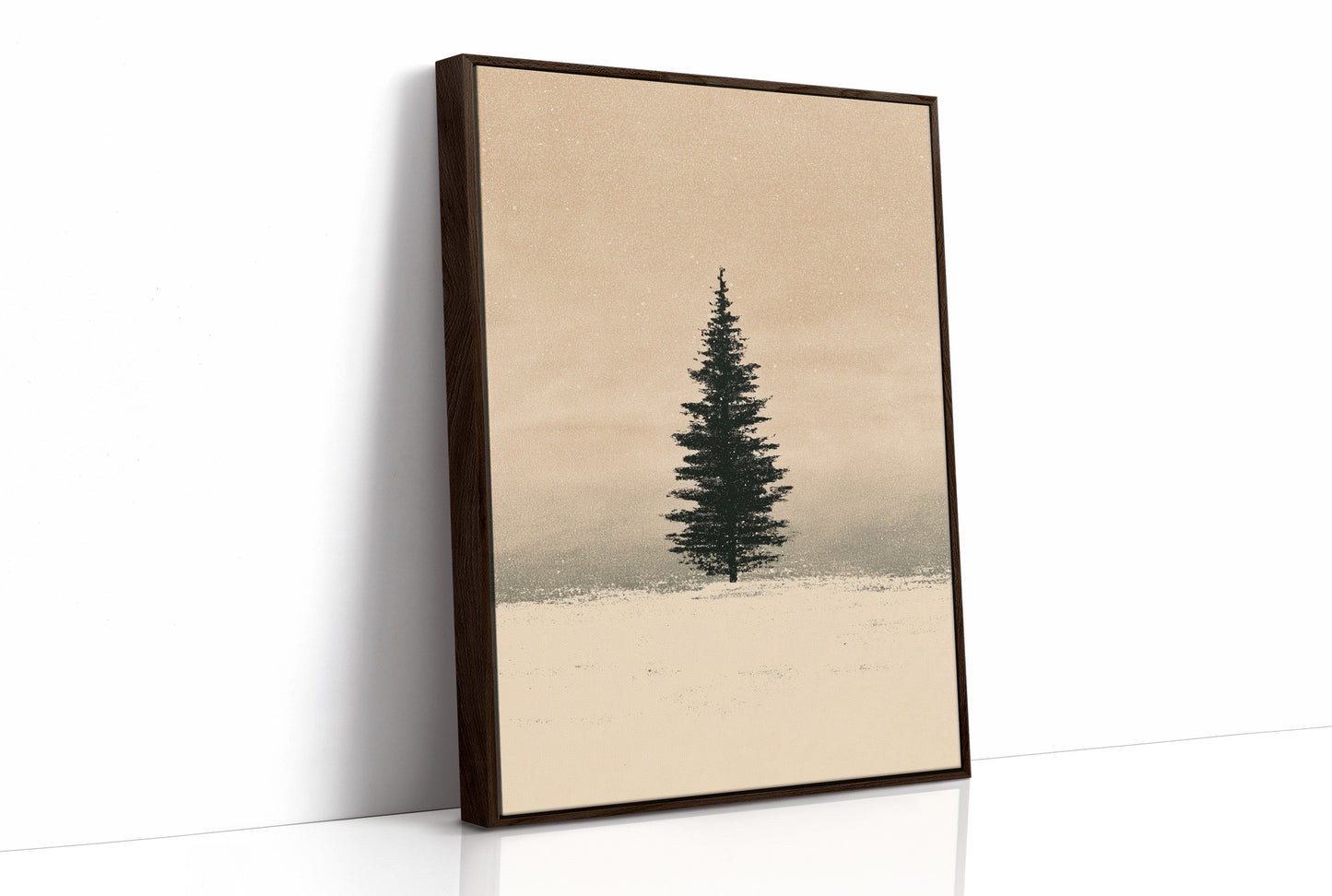 Solitary Pine, Golden Haze