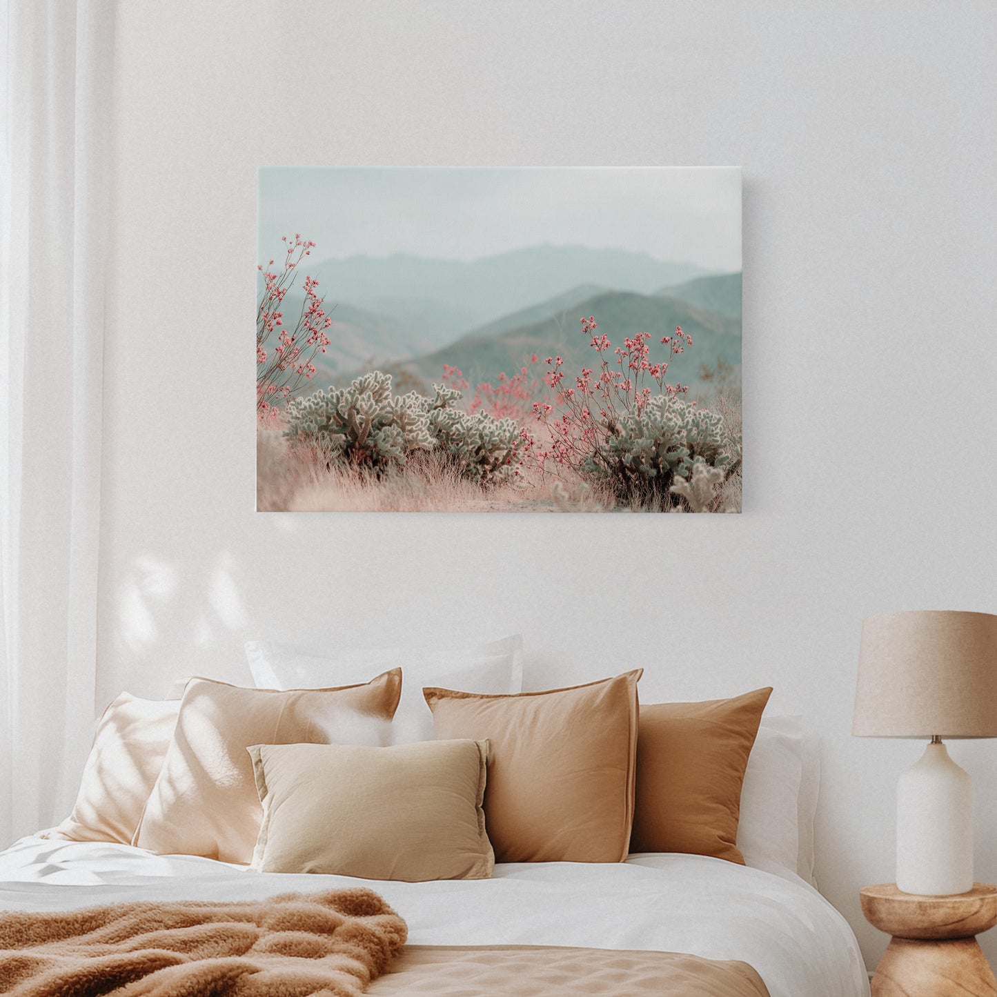 Desert Blossoms Paint Mountain Dreams