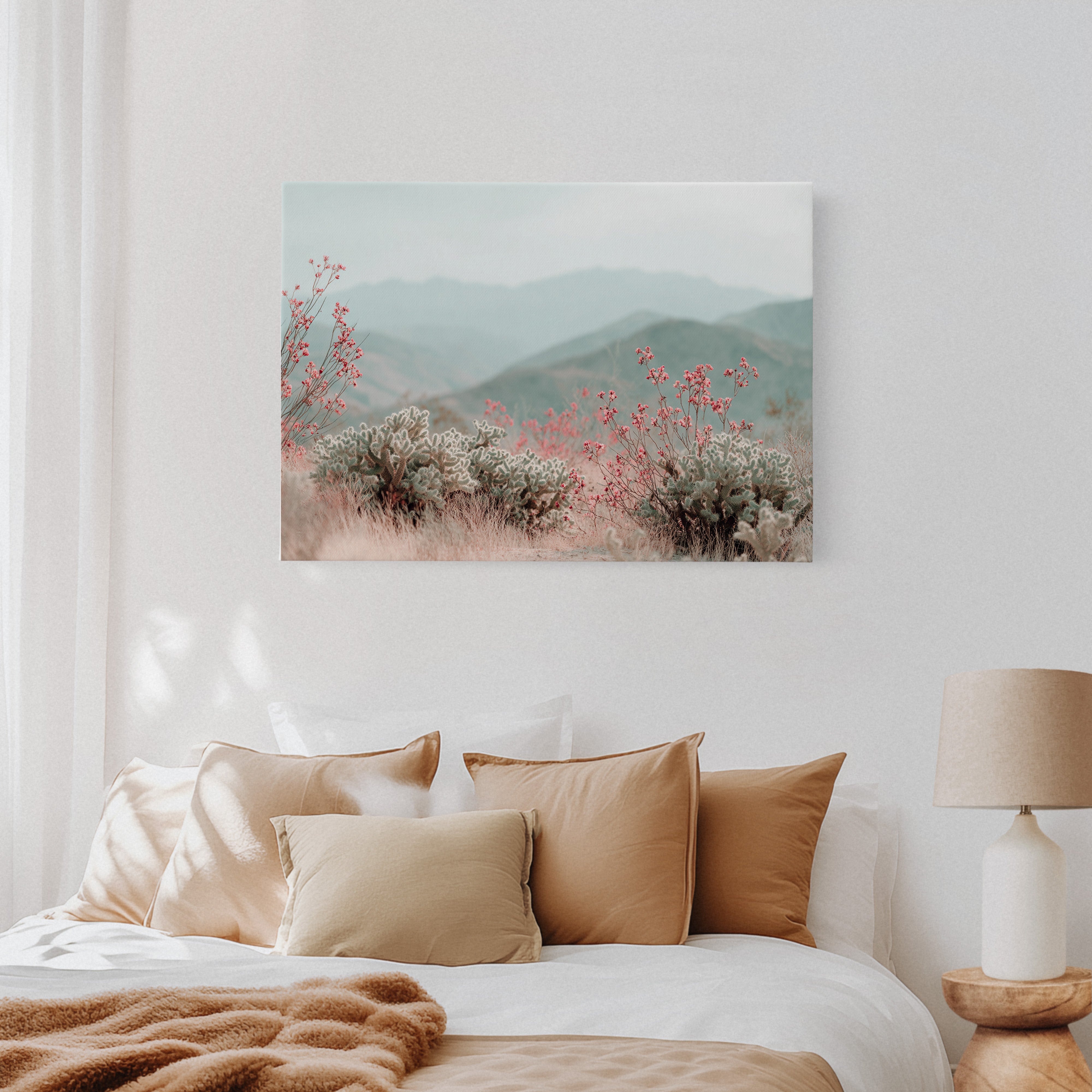Desert Blossoms Paint Mountain Dreams