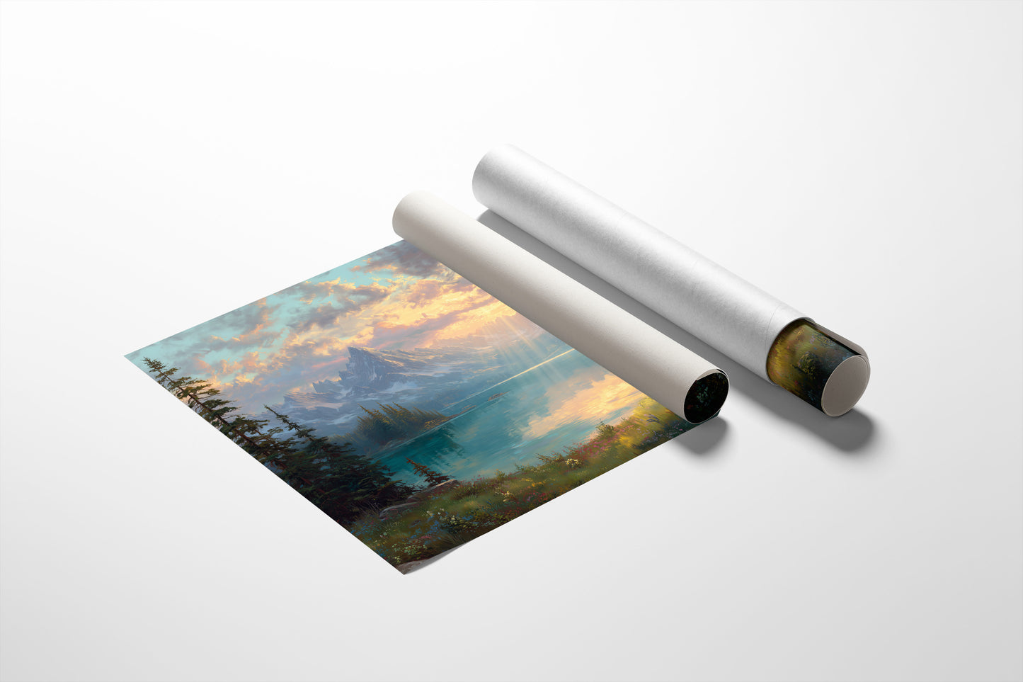 Alpine Glory Between Literary Worlds