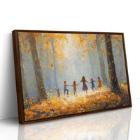 Autumn Light Catches Their Dance