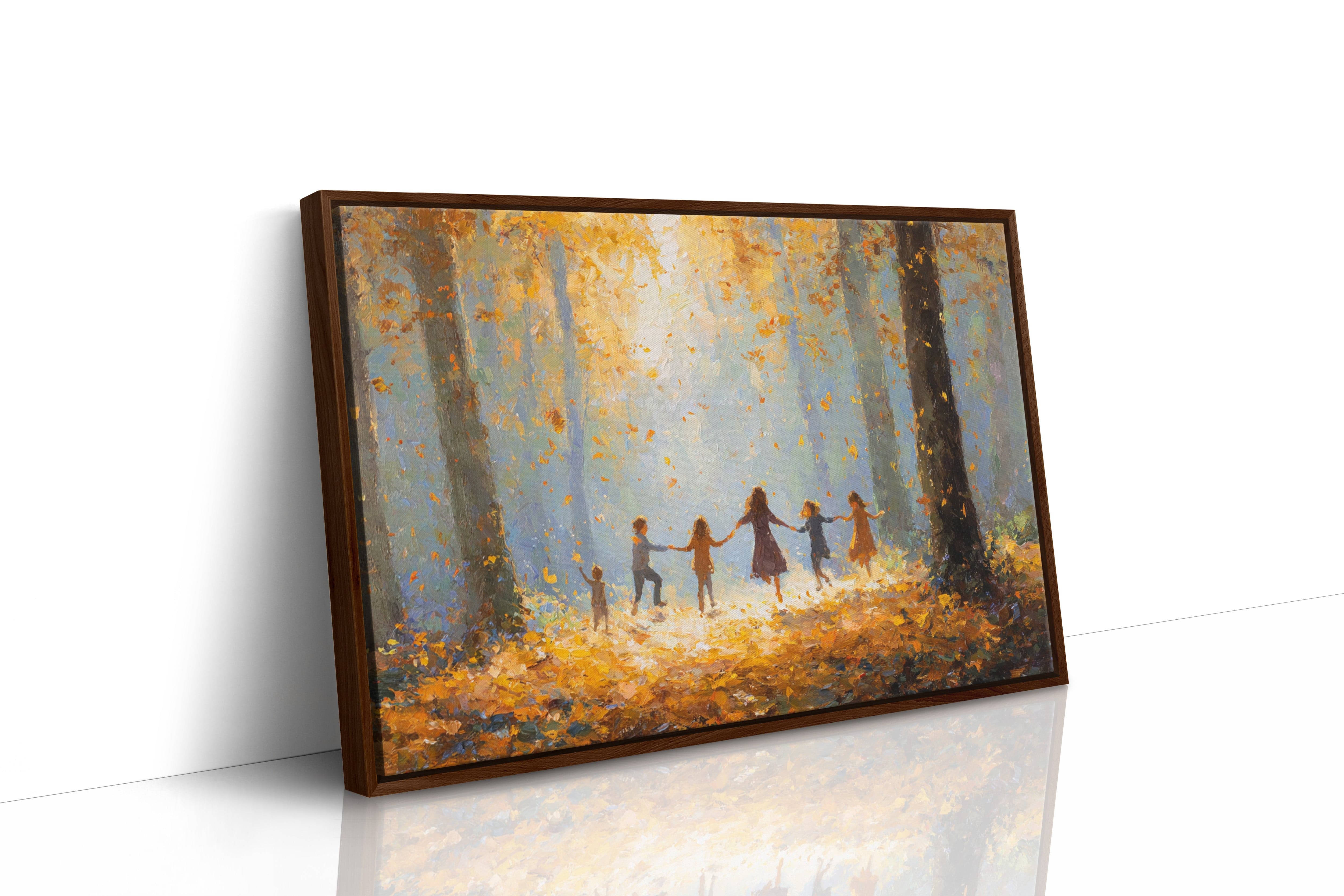 Autumn Light Catches Their Dance