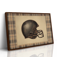 Vintage Gridiron Helmet Study
