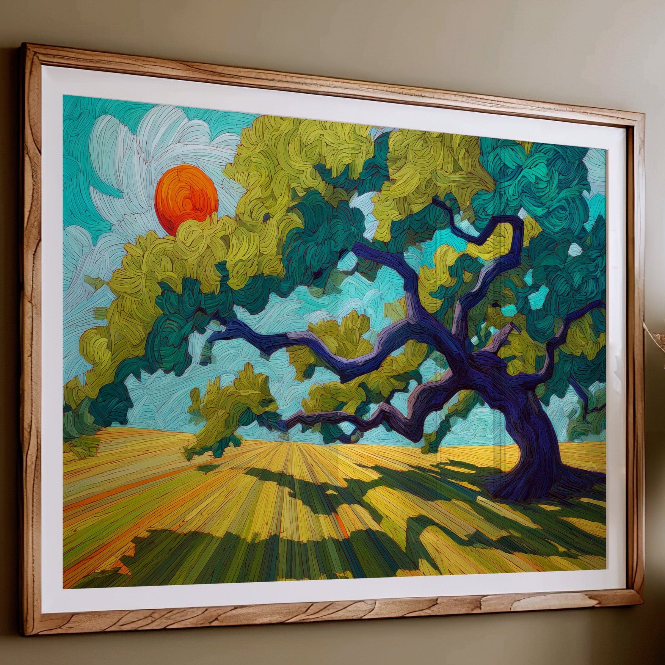 Ancient Oak Dances With Sunlight