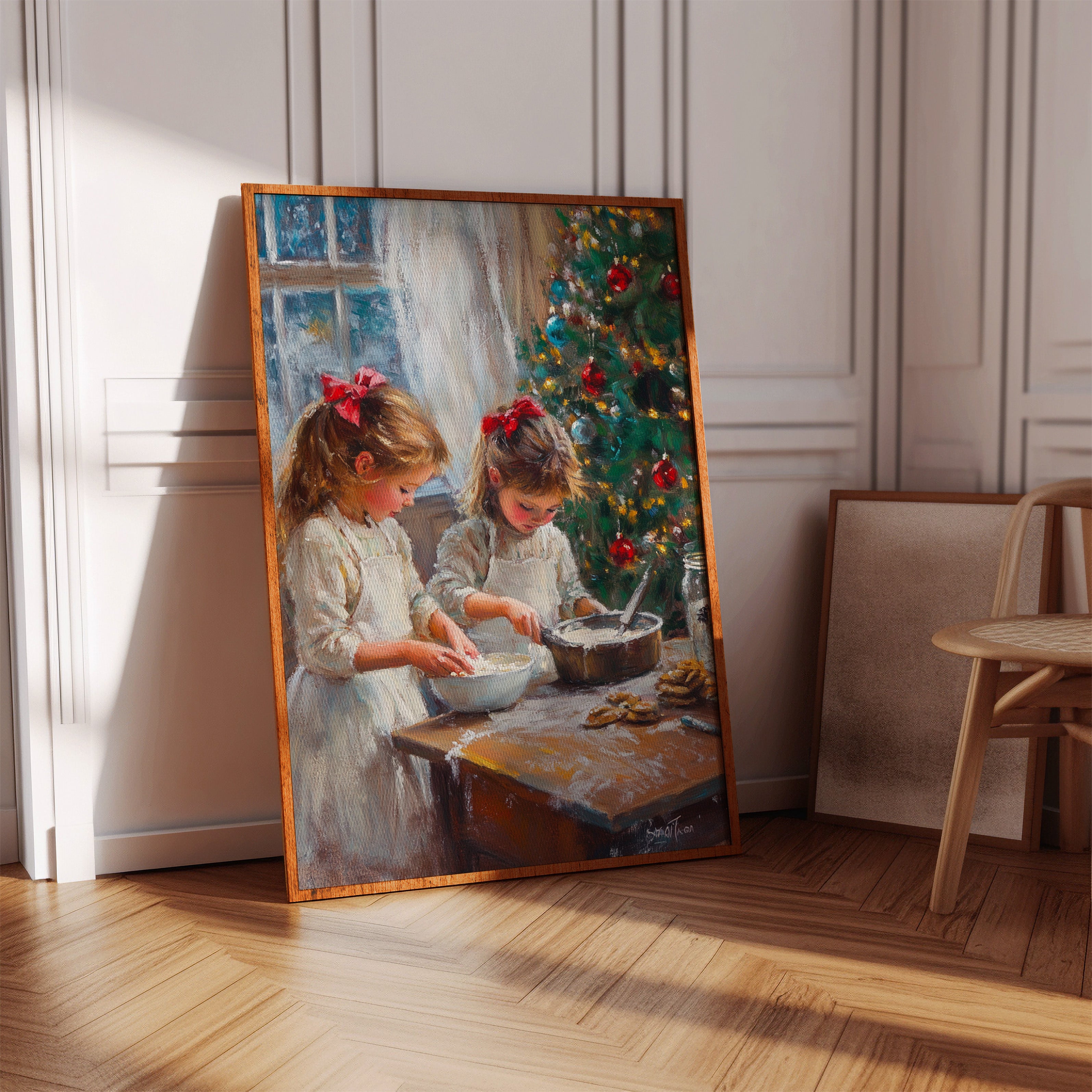 Baking Memories Beneath Twinkling Lights