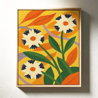 Cactus Meets Sunflower Folk Art