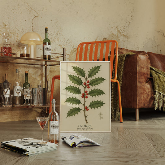 The Holly Botanical Art Print