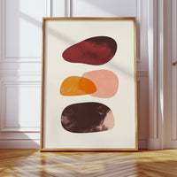 Autumn Stones Float In Morning Light