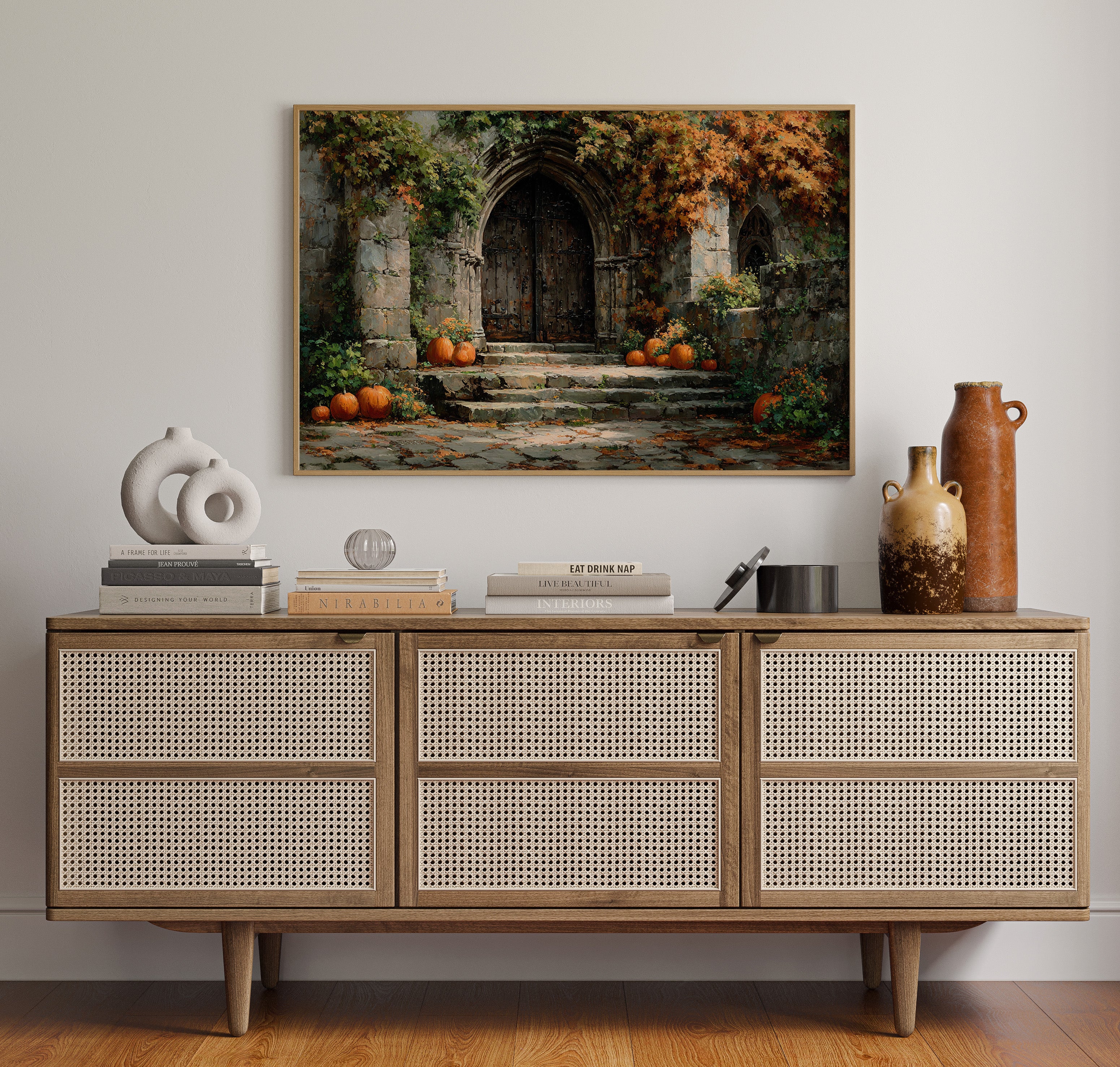 Autumn's Embrace at the Threshold
