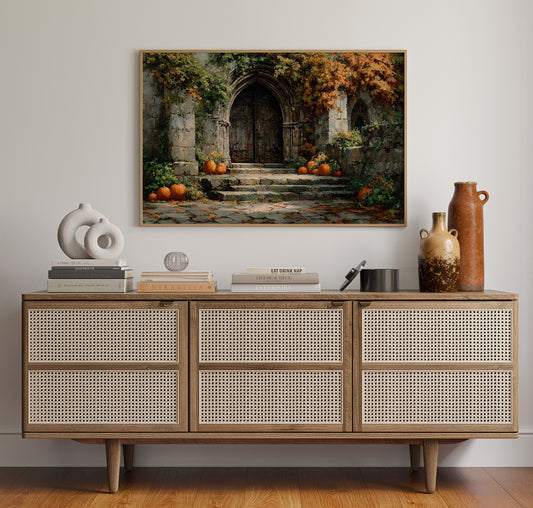 Autumn's Embrace at the Threshold