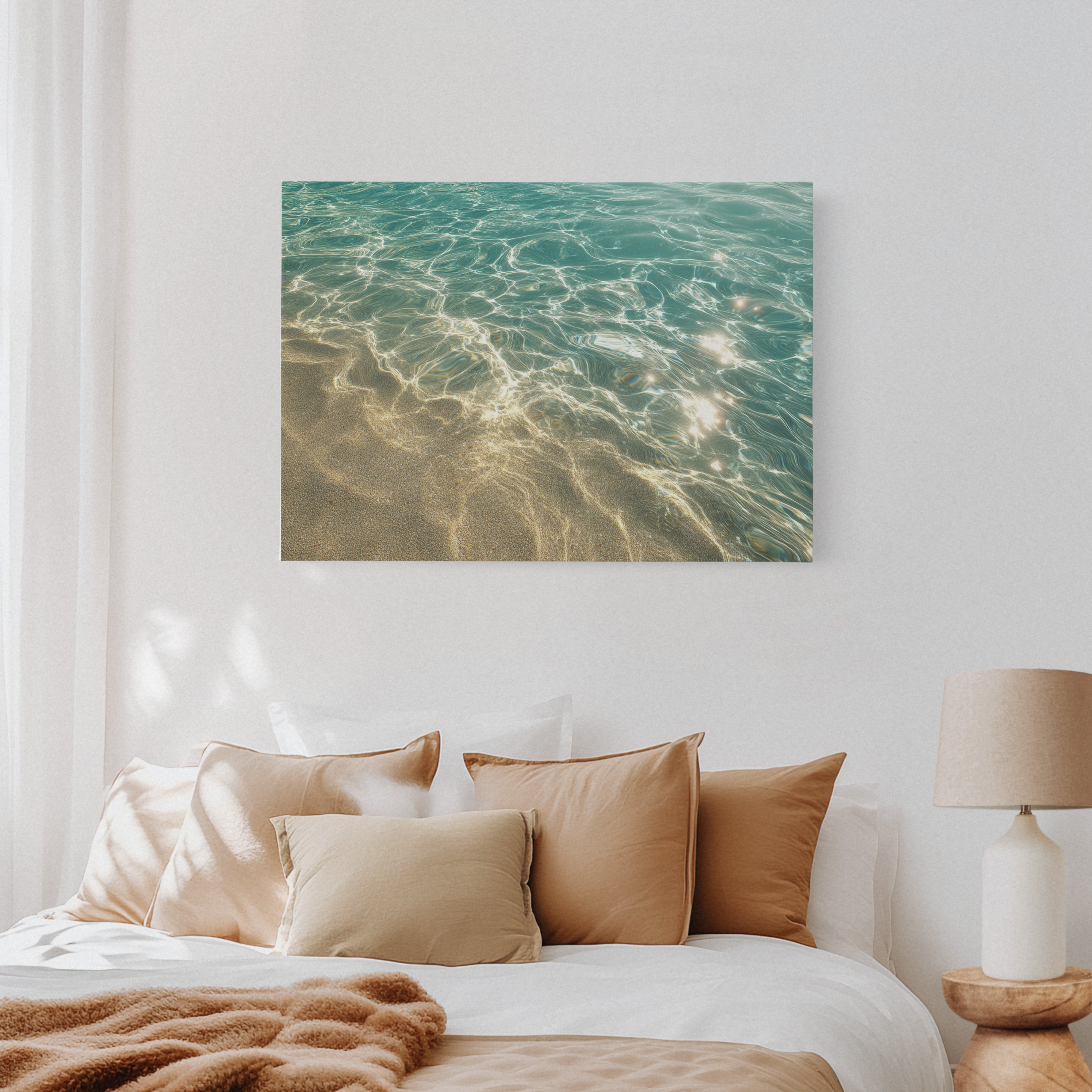 Crystal Tides Kiss Golden Shore