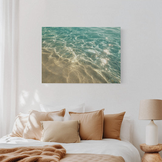 Crystal Tides Kiss Golden Shore