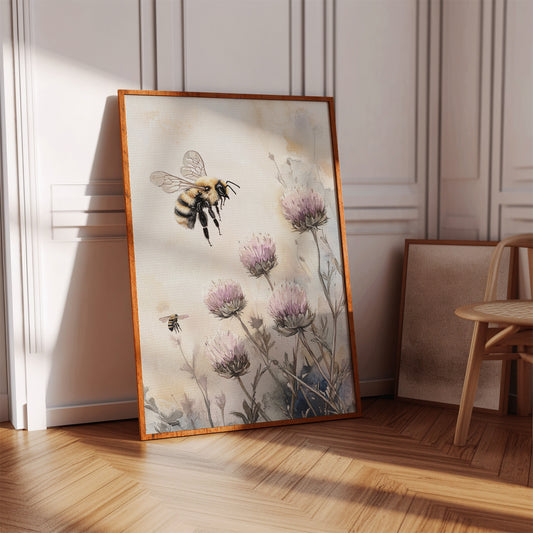 Pollinators Dance Among Petals