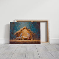 Sacred Light Among Humble Straw