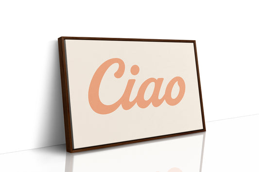 Ciao Retro Wall Art Print