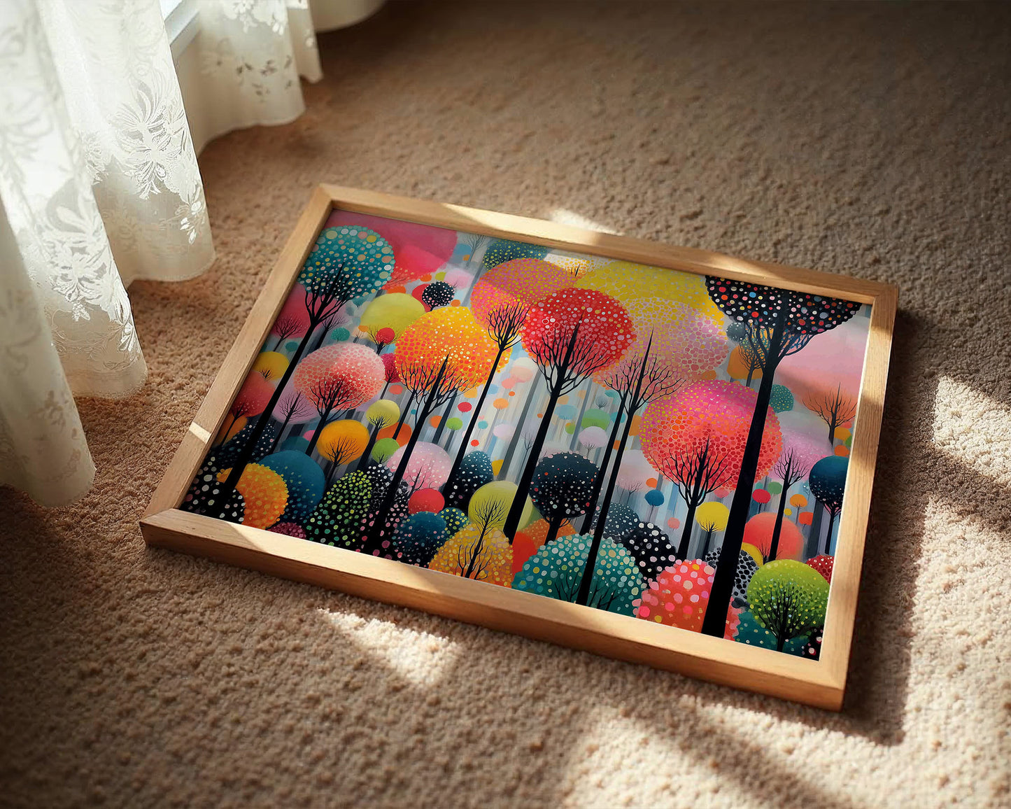 Candy Forest Dreams At Dawn
