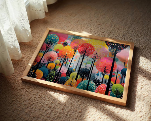 Candy Forest Dreams At Dawn