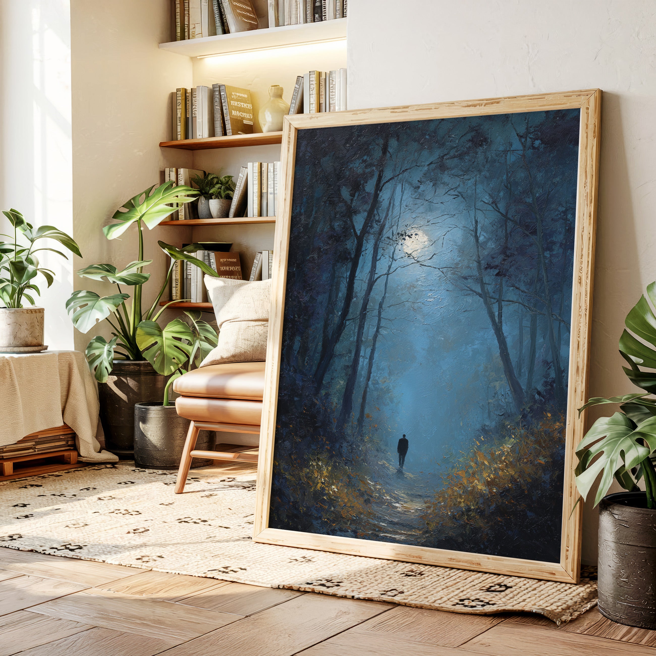 Moonlit Path Calls Through Trees