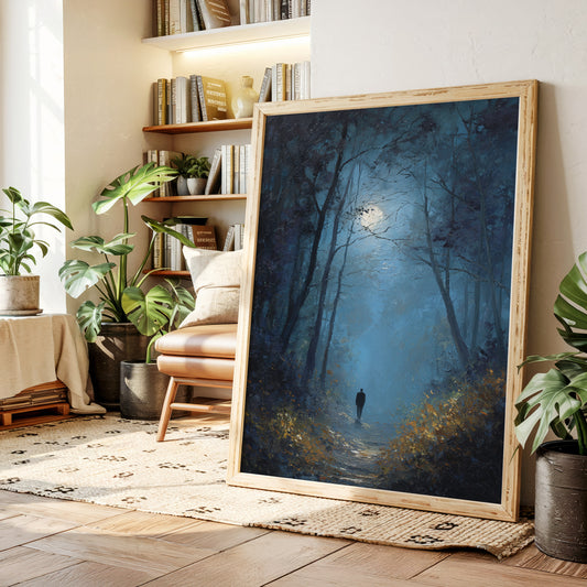 Moonlit Path Calls Through Trees