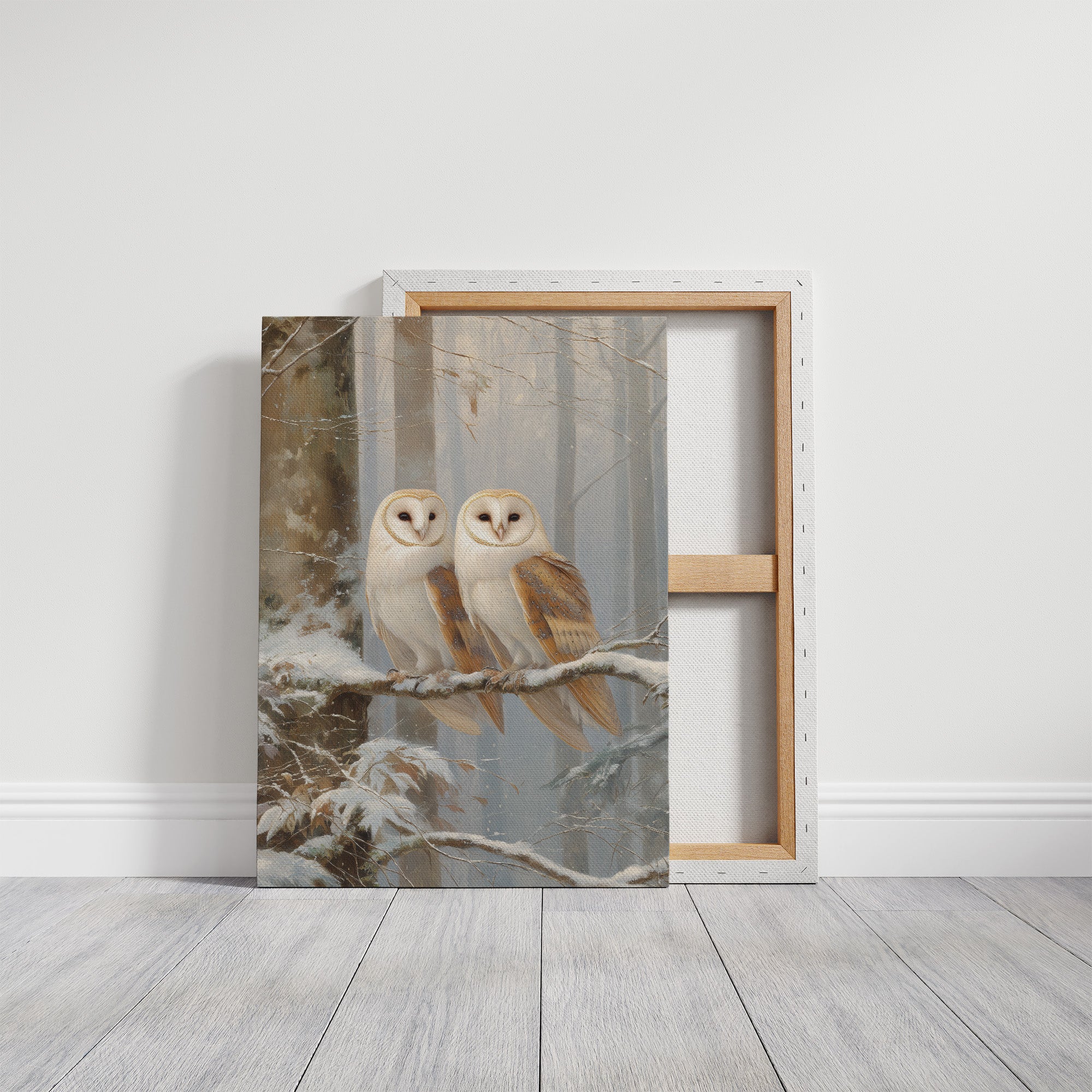 Sentinels Of Winter's Quiet Forest