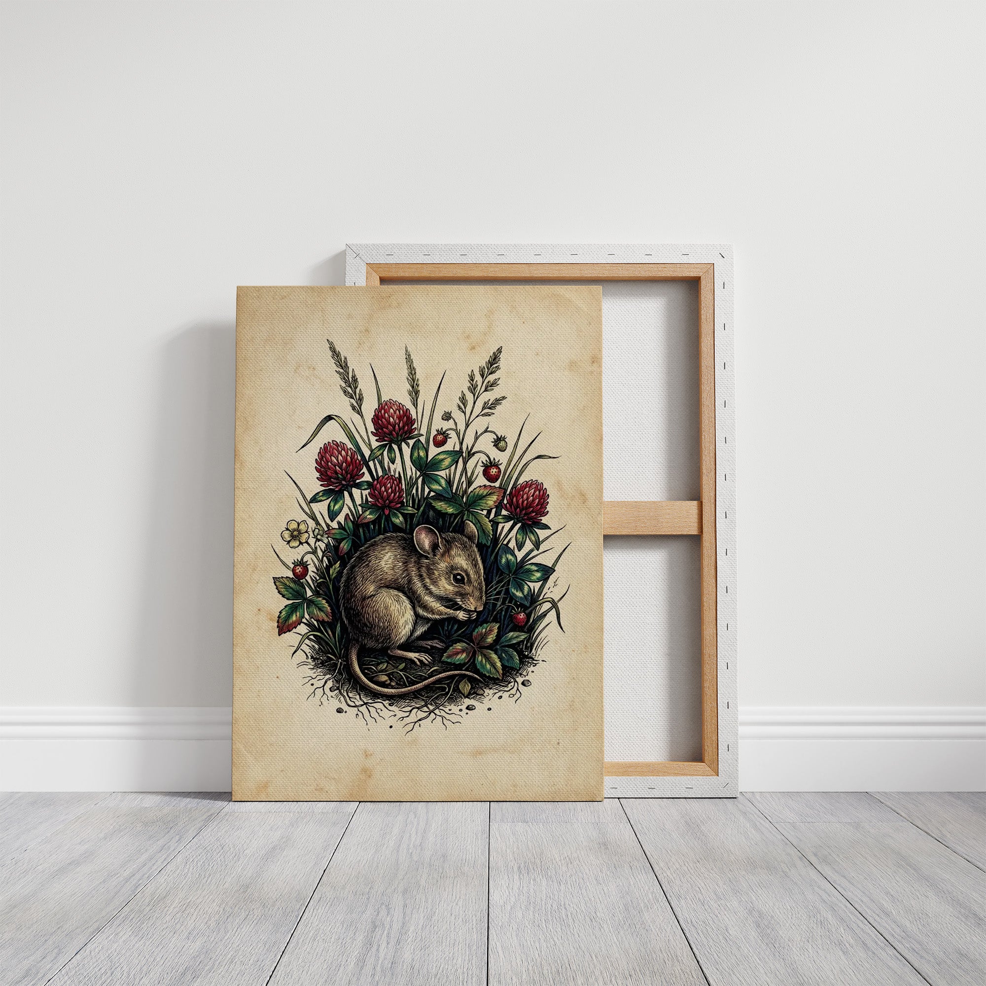 Field Mouse and Wild Clover