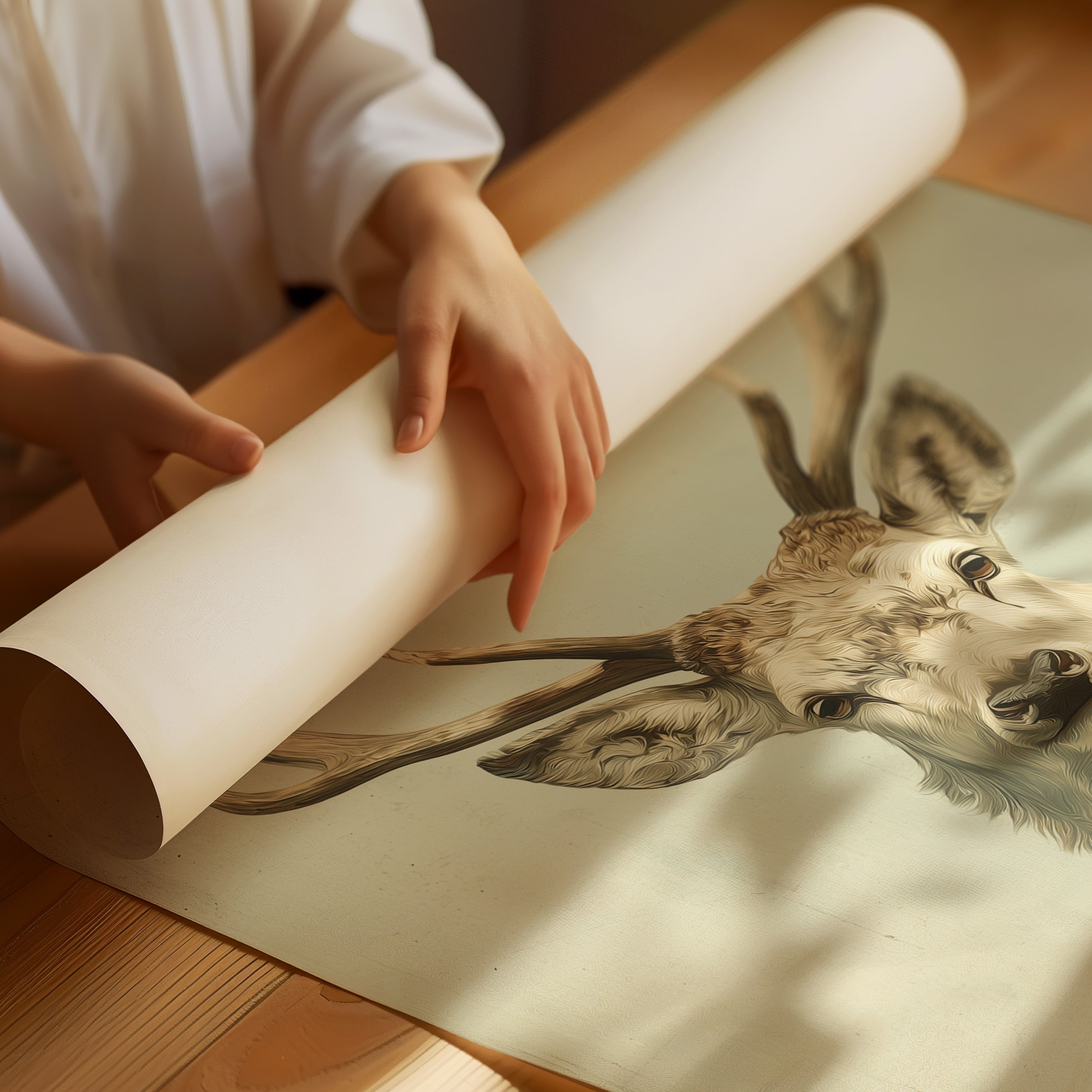 Majestic Stag: Portrait of Wilderness