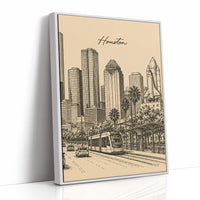Houston, Rail Line Signature