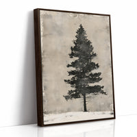 Weathered Pine, Aged Canvas