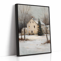 Winter's Embrace: Farmhouse Serenity
