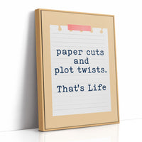 Paper Cuts and Plot Twists