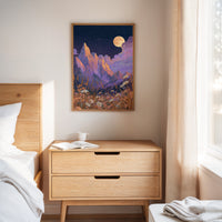 Moonlit Peaks and Meadow Serenades