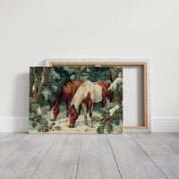 Grazing Through the Winter Woods