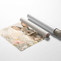 Curious Companion Among Meadow Blooms