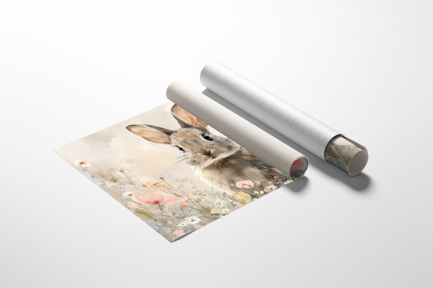 Curious Eyes Among Meadow Blooms