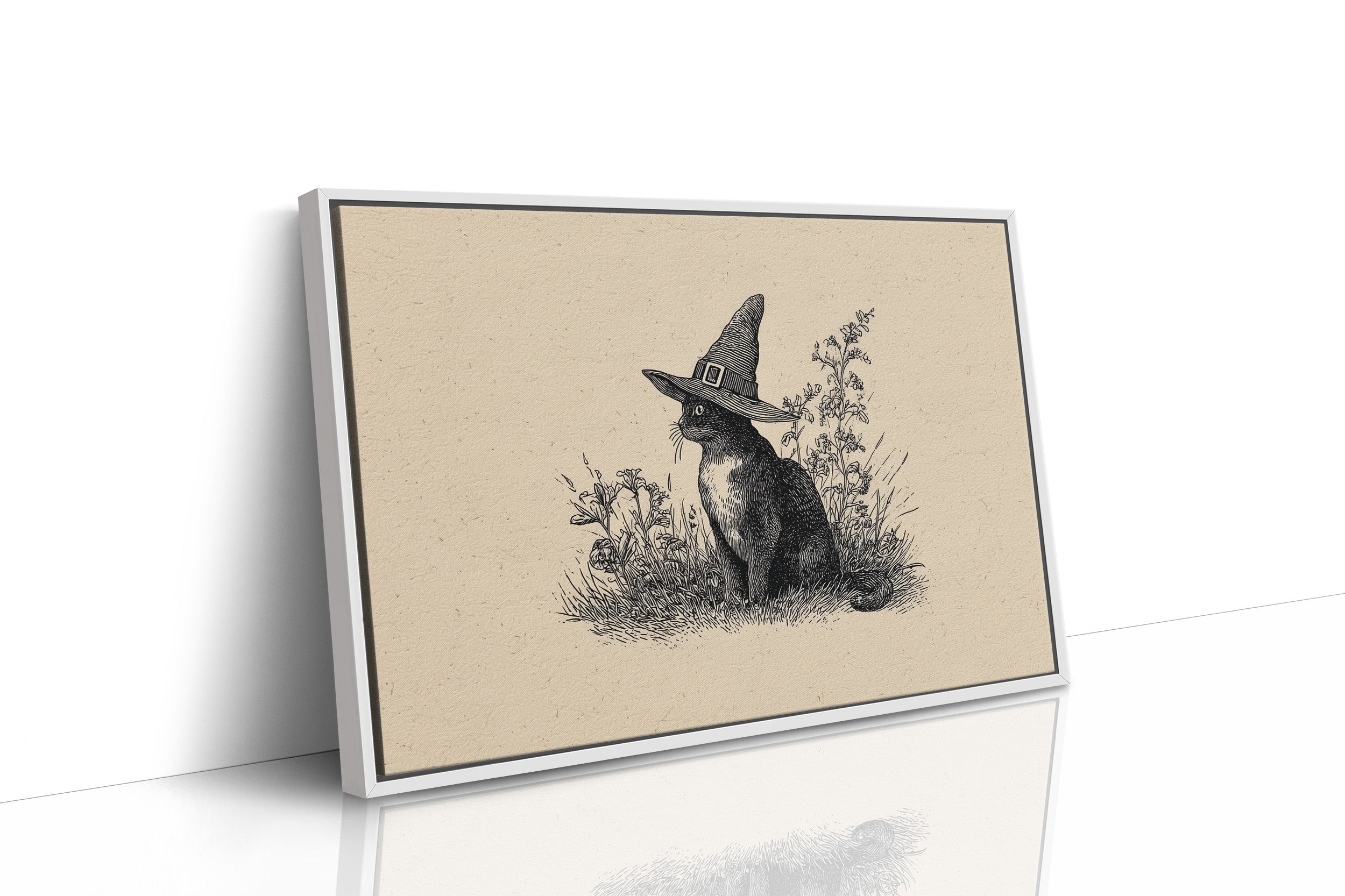 Feline Sorcery Among Meadow Herbs