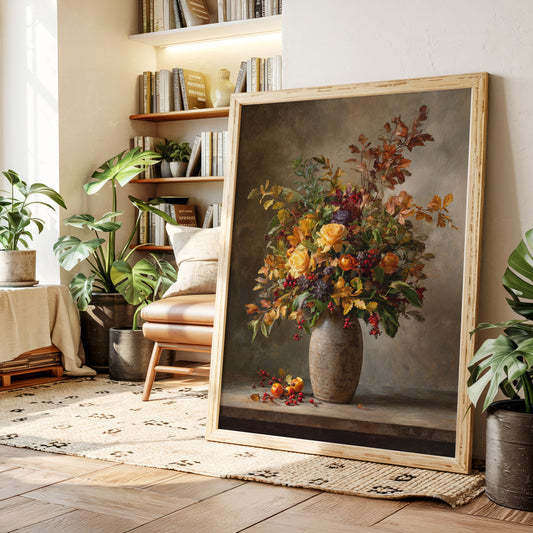 Autumn Roses Paint October's Symphony