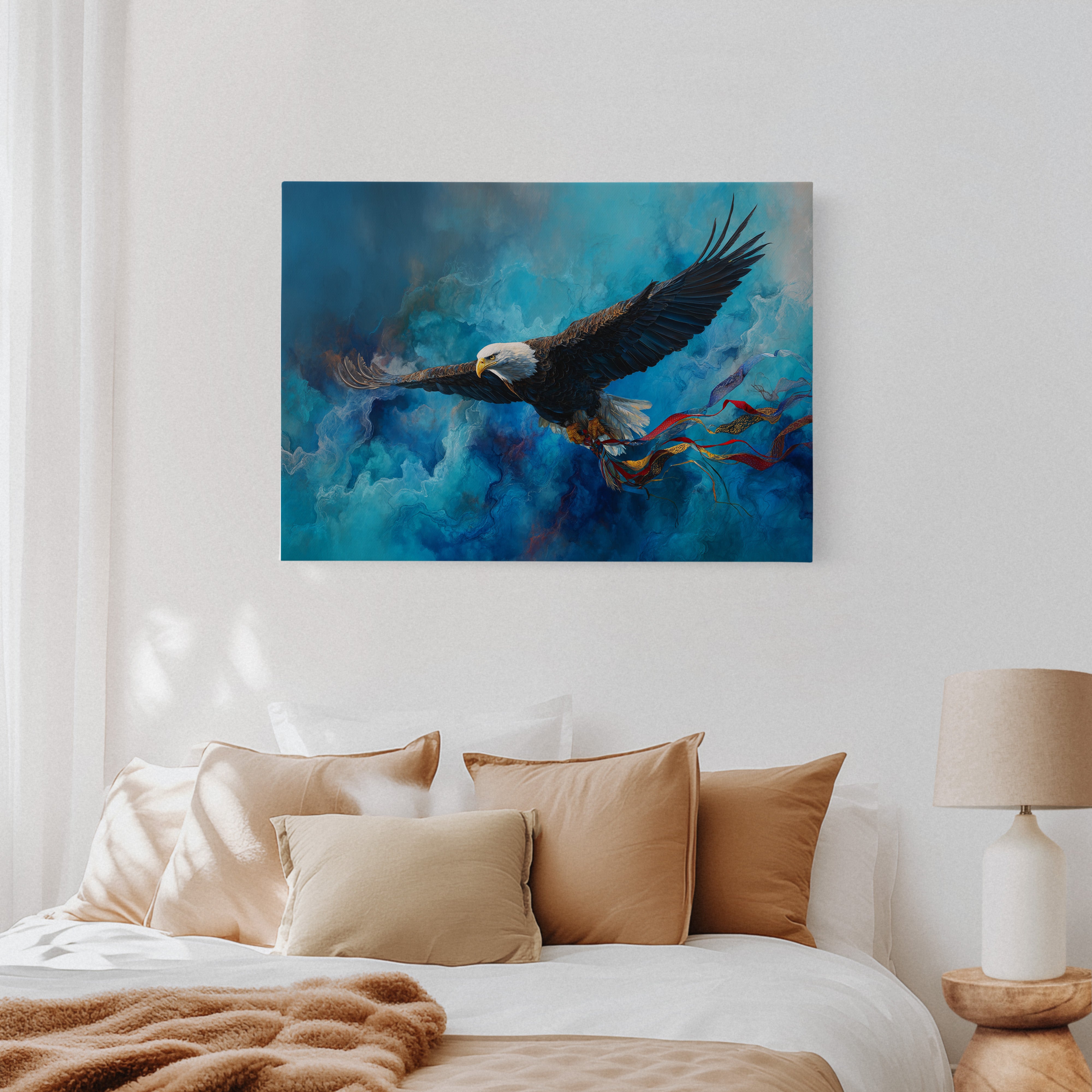 Soaring Through Storm-Painted Skies