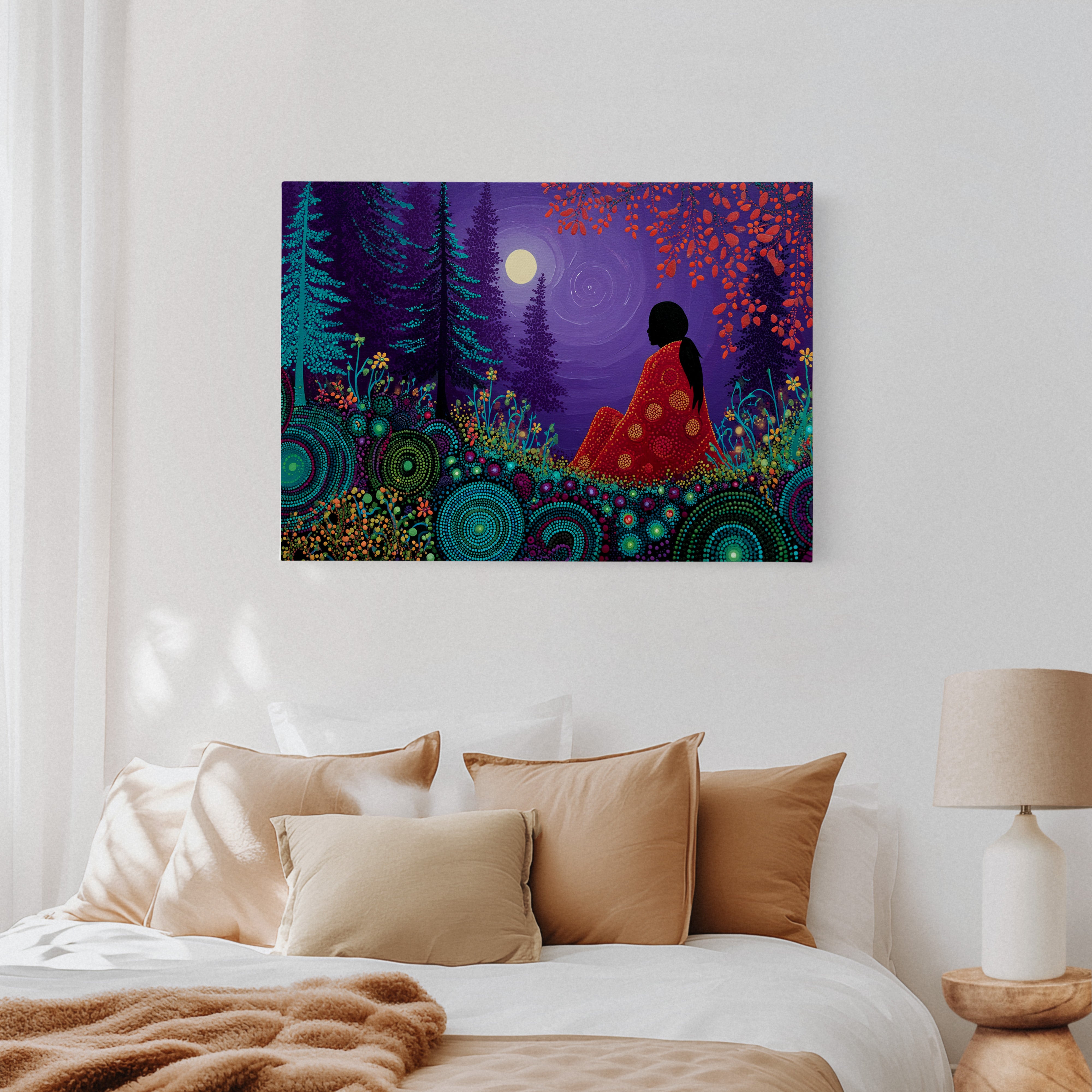 Moonlit Garden Holds Sacred Stories