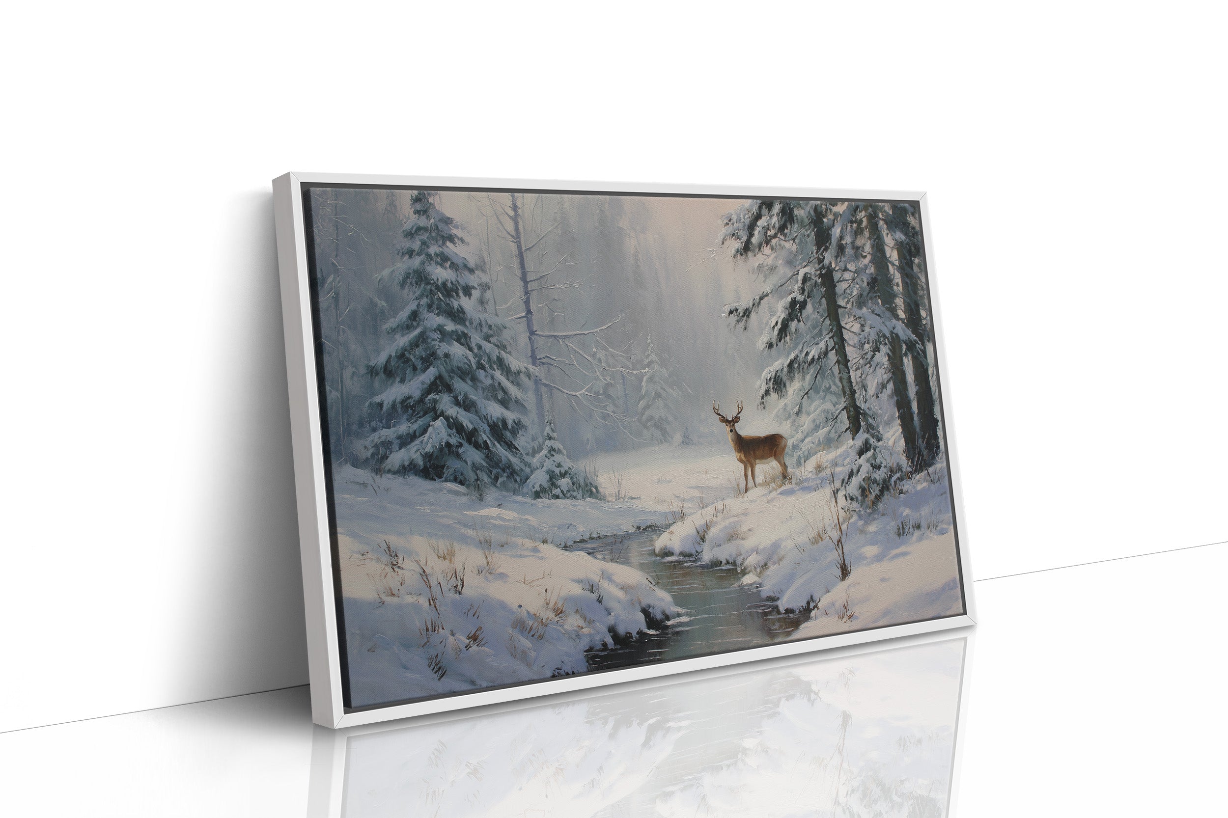 Winter Brook Calls Lone Stag