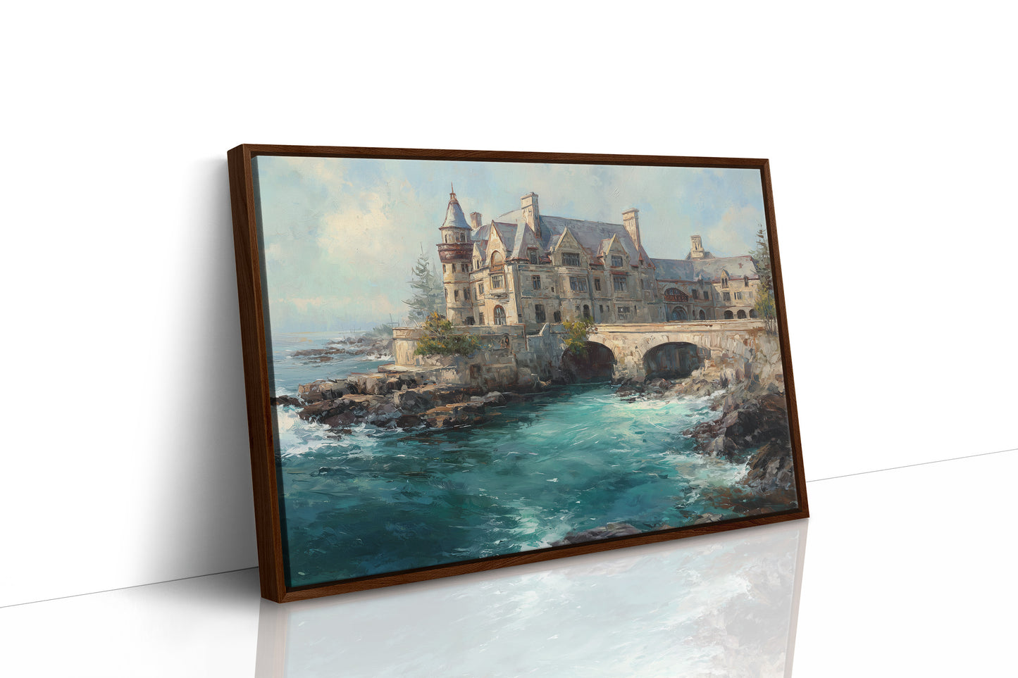 Coastal Manor Meets Turquoise Tide