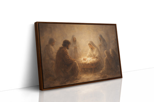 Divine Light Cradles Humble Beginnings
