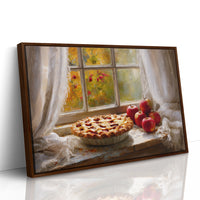 Autumn Pie By Garden Window Light