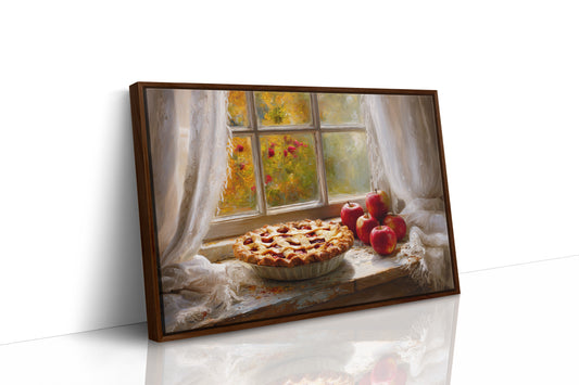 Autumn Pie By Garden Window Light