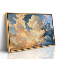 Golden Clouds Over Still Water