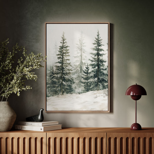 The Forest Breathes in White