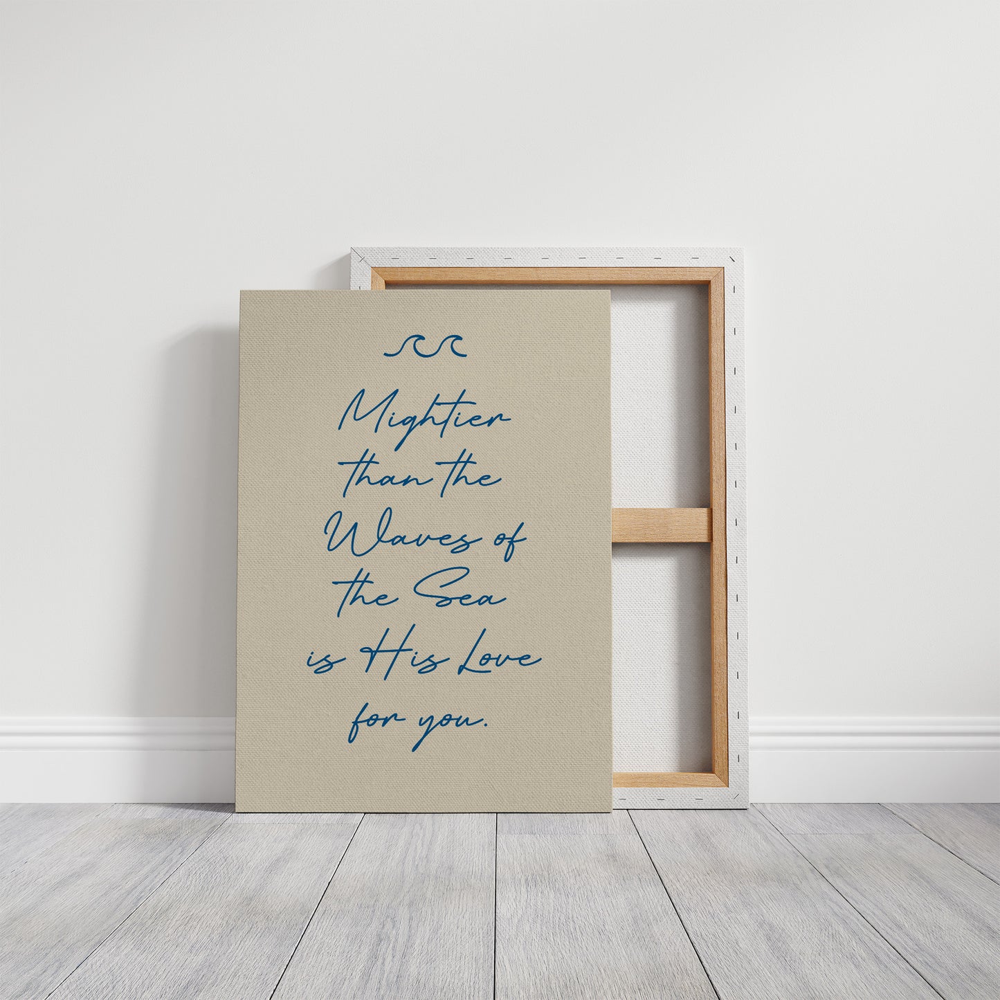 Ocean Promises In Flowing Script