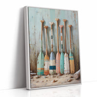 Pastel Oars Await Summer Adventures