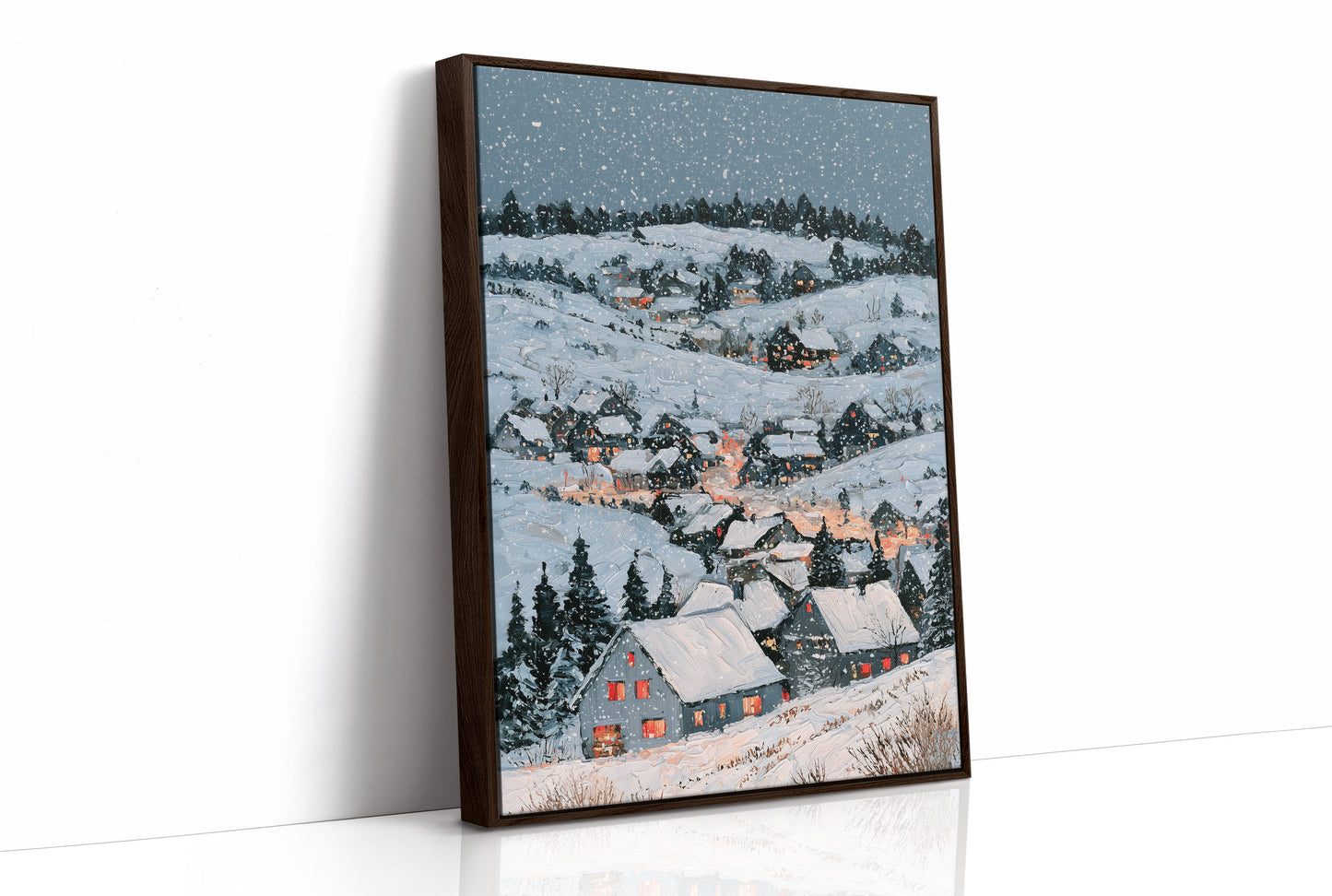Village in the Snowy Hollow